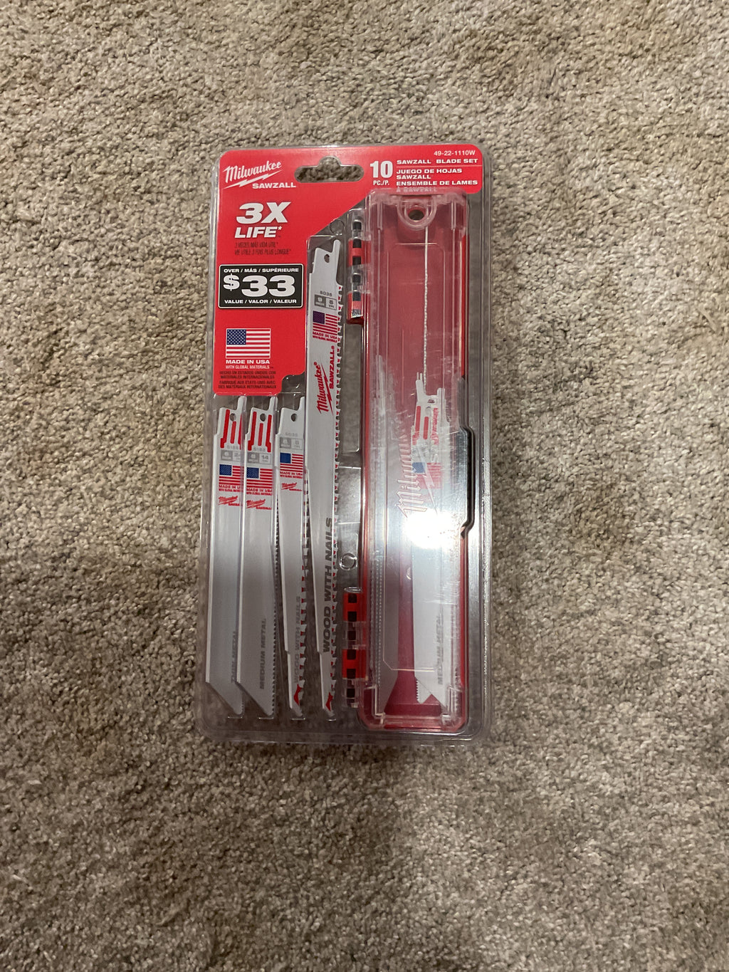 Milwaukee 49-22-1110W 19PC SAWZALL Wood & Metal Blade Set