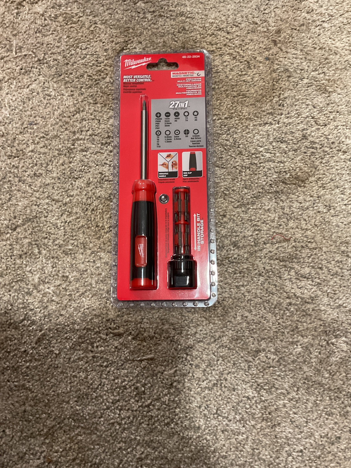 Milwaukee 48-22-2934 27-in-1 Security Precision Multi-Bit Screwdriver