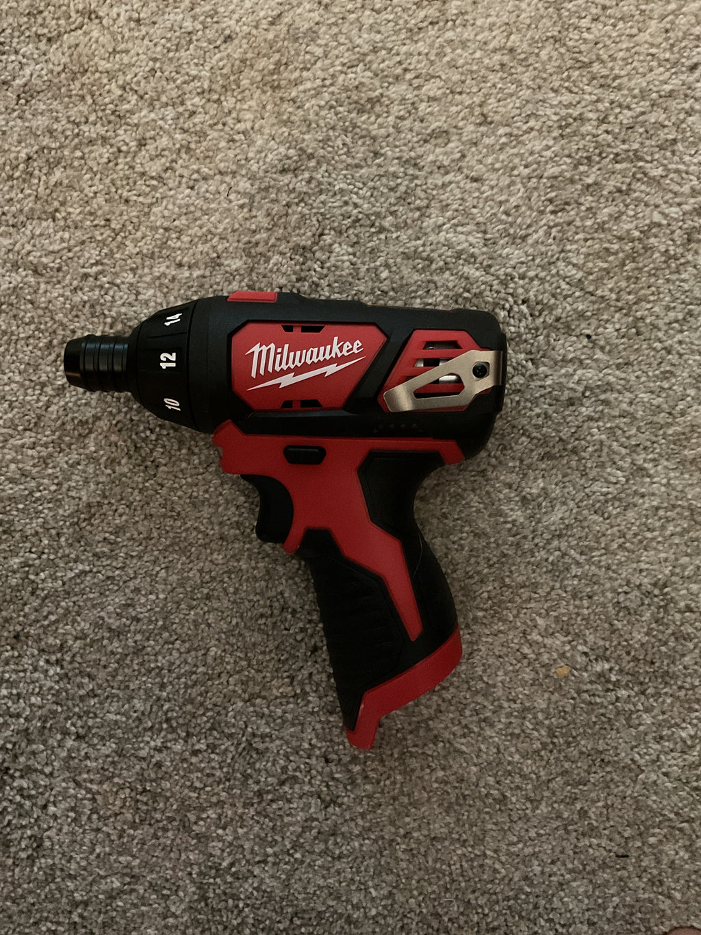 MILWAUKEE 2401-20 MSRP $99M12 1/4" Hex Cordless Screwdriver - Tool Only