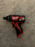 MILWAUKEE 2401-20 MSRP $99M12 1/4" Hex Cordless Screwdriver - Tool Only
