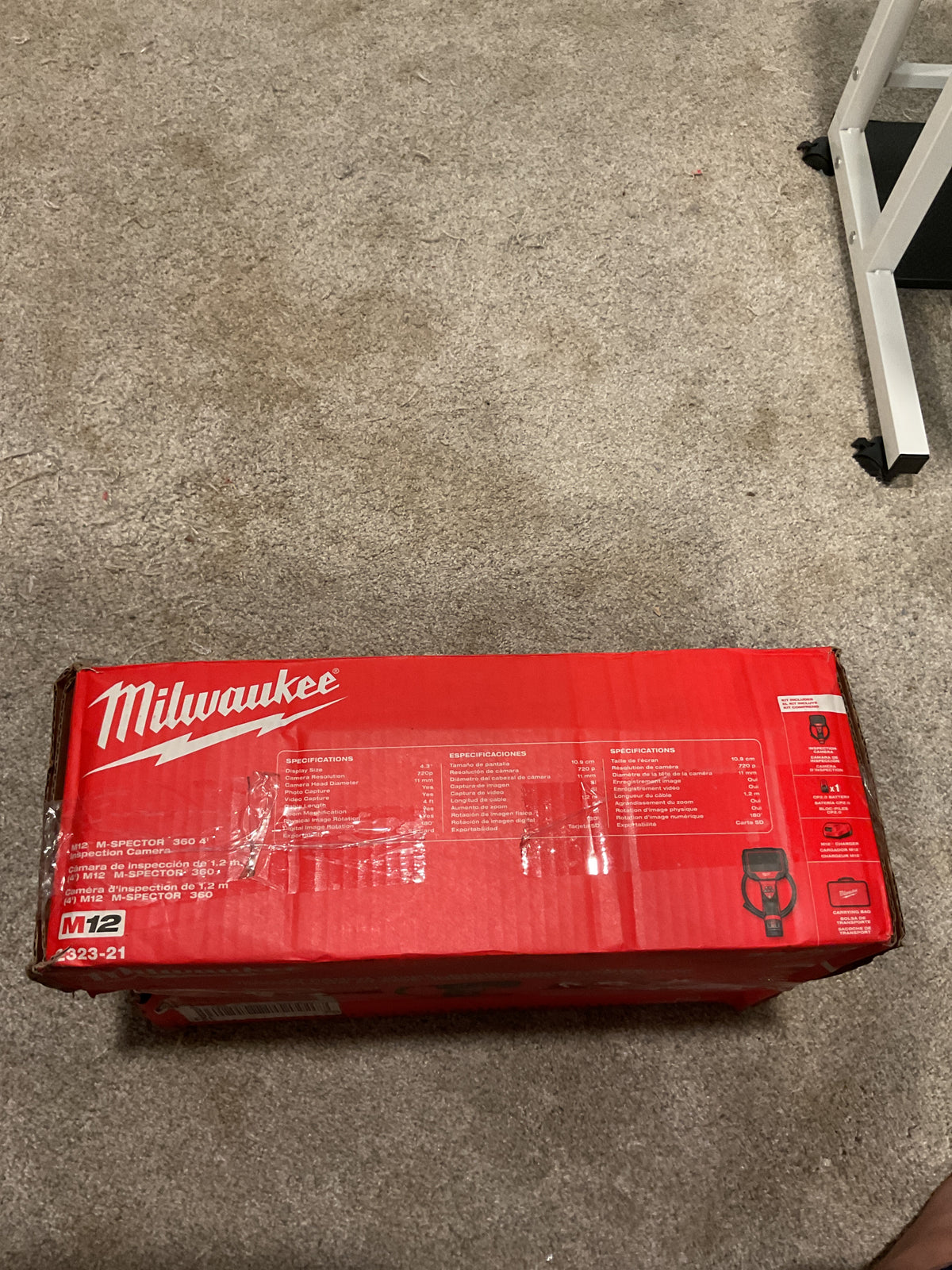 2323-21 — MILWAUKEE M12 M-SPECTOR 360 4-ft Inspection Camera Kit