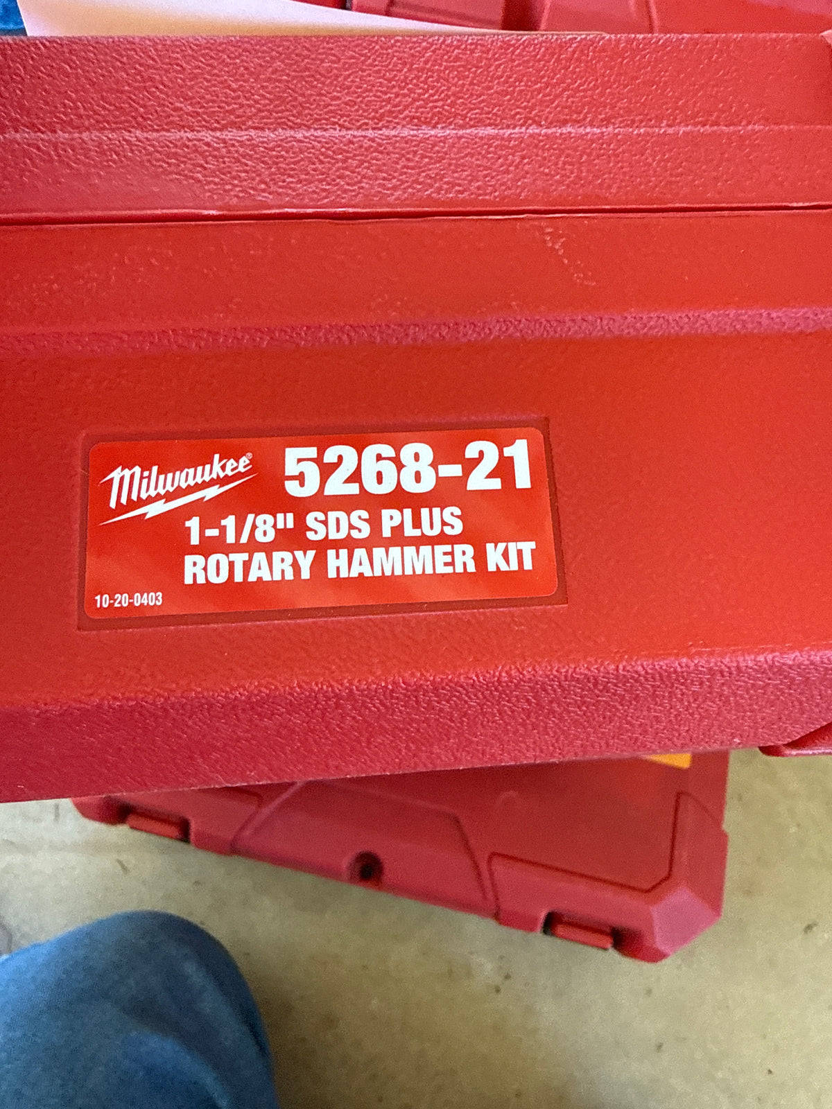MILWAUKEE 5268-21 1-1/8" SDS Plus Rotary Hammer Kit w/ Hard Case, Corded — LIKE NEW