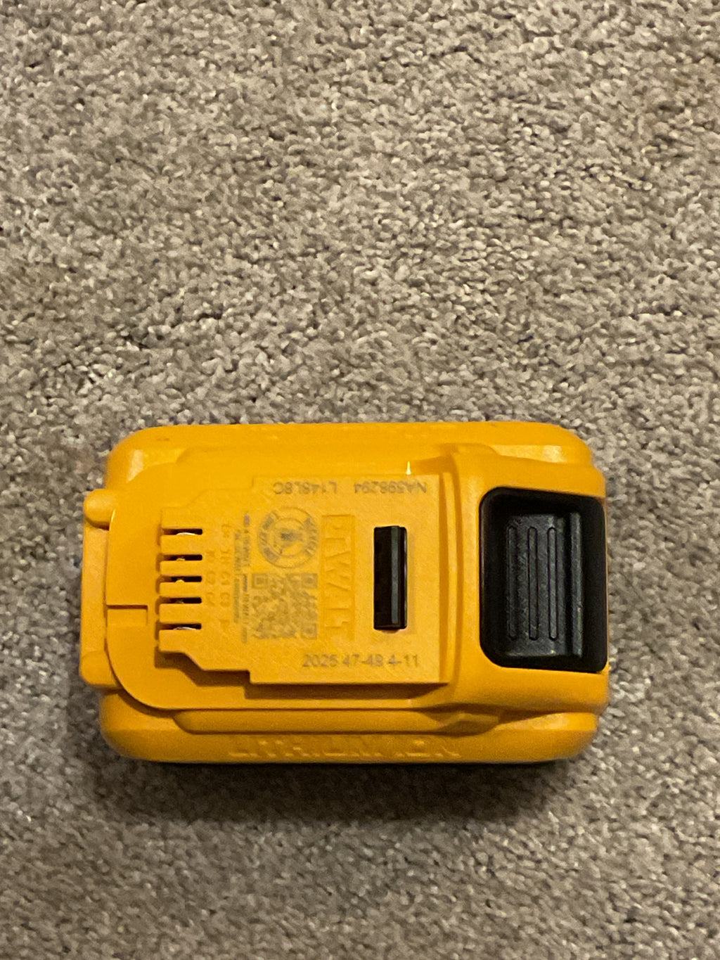 DEWALT DCB206 20V MAX XR Lithium-Ion 6.0Ah Battery (MSRP $199)