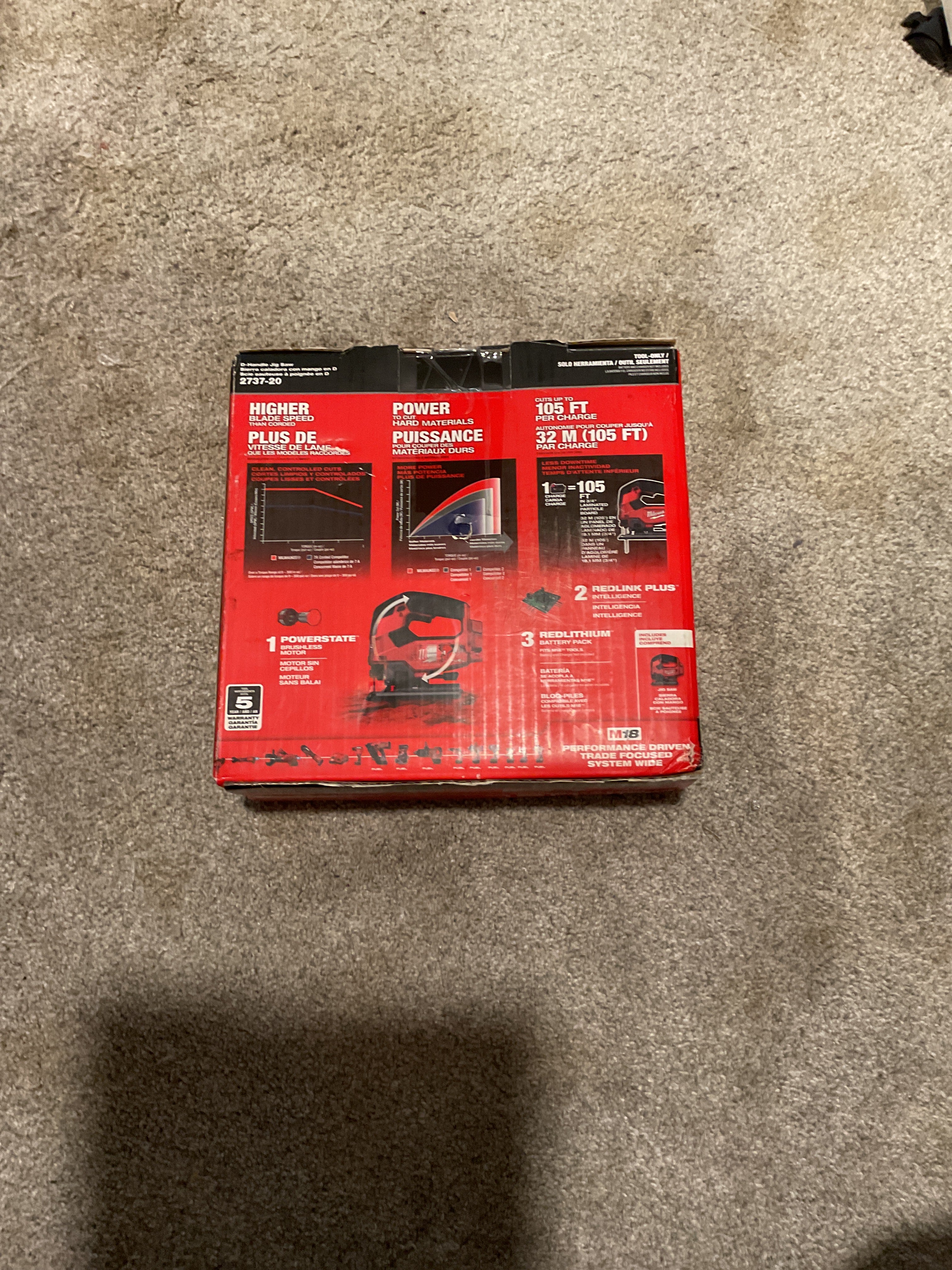 2737-20 — MILWAUKEE M18 FUEL D-Handle Jig Saw - Tool Only
