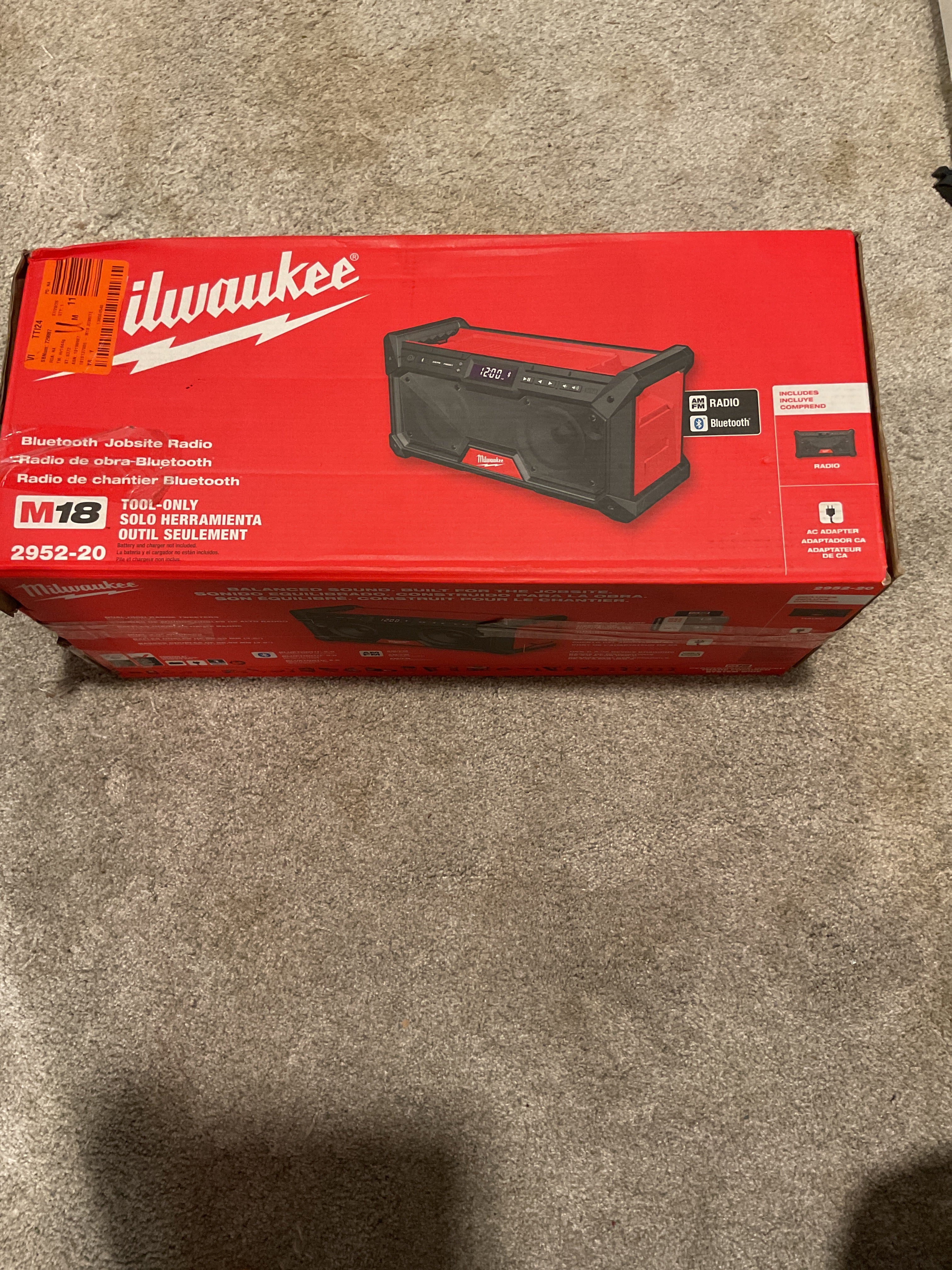 2952-20 — MILWAUKEE M18 Bluetooth Jobsite Radio