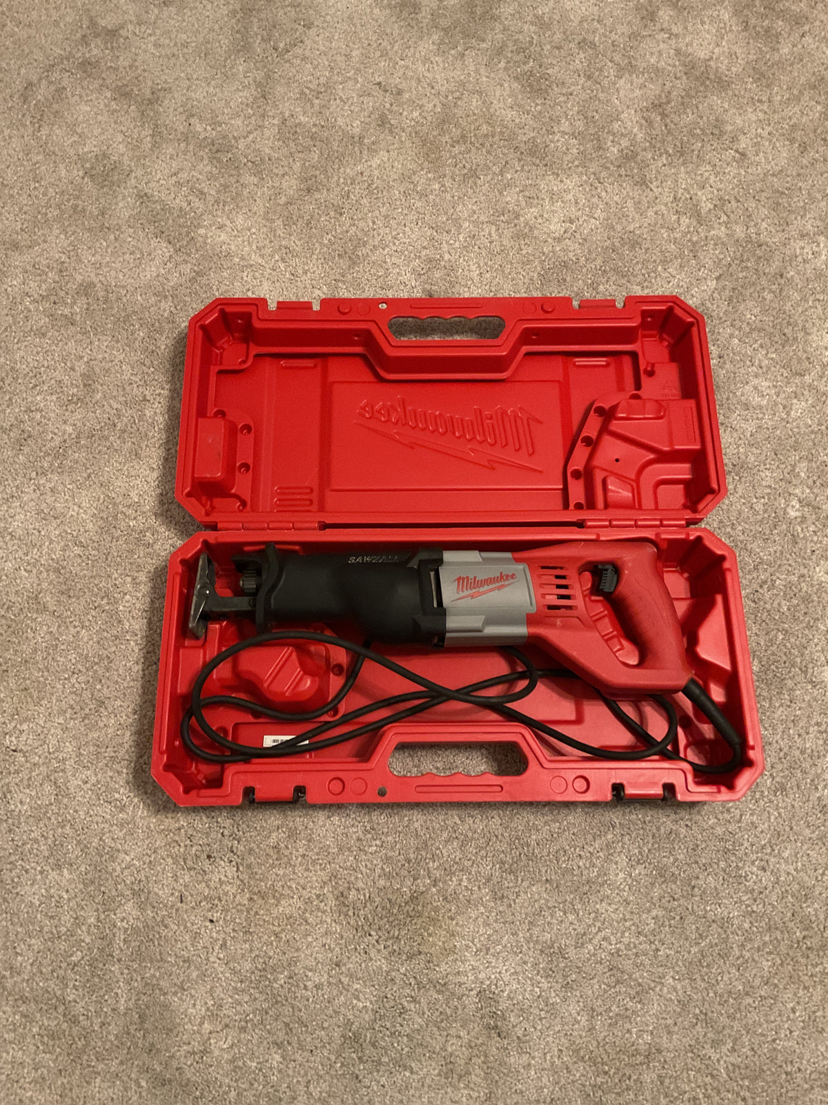 MILWAUKEE 6519-31 12 Amp Corded SAWZALL Reciprocating Saw Kit — USED