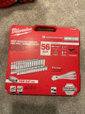 48-22-9008 — MILWAUKEE 3/8" Drive 56-pc Ratchet & Socket Set