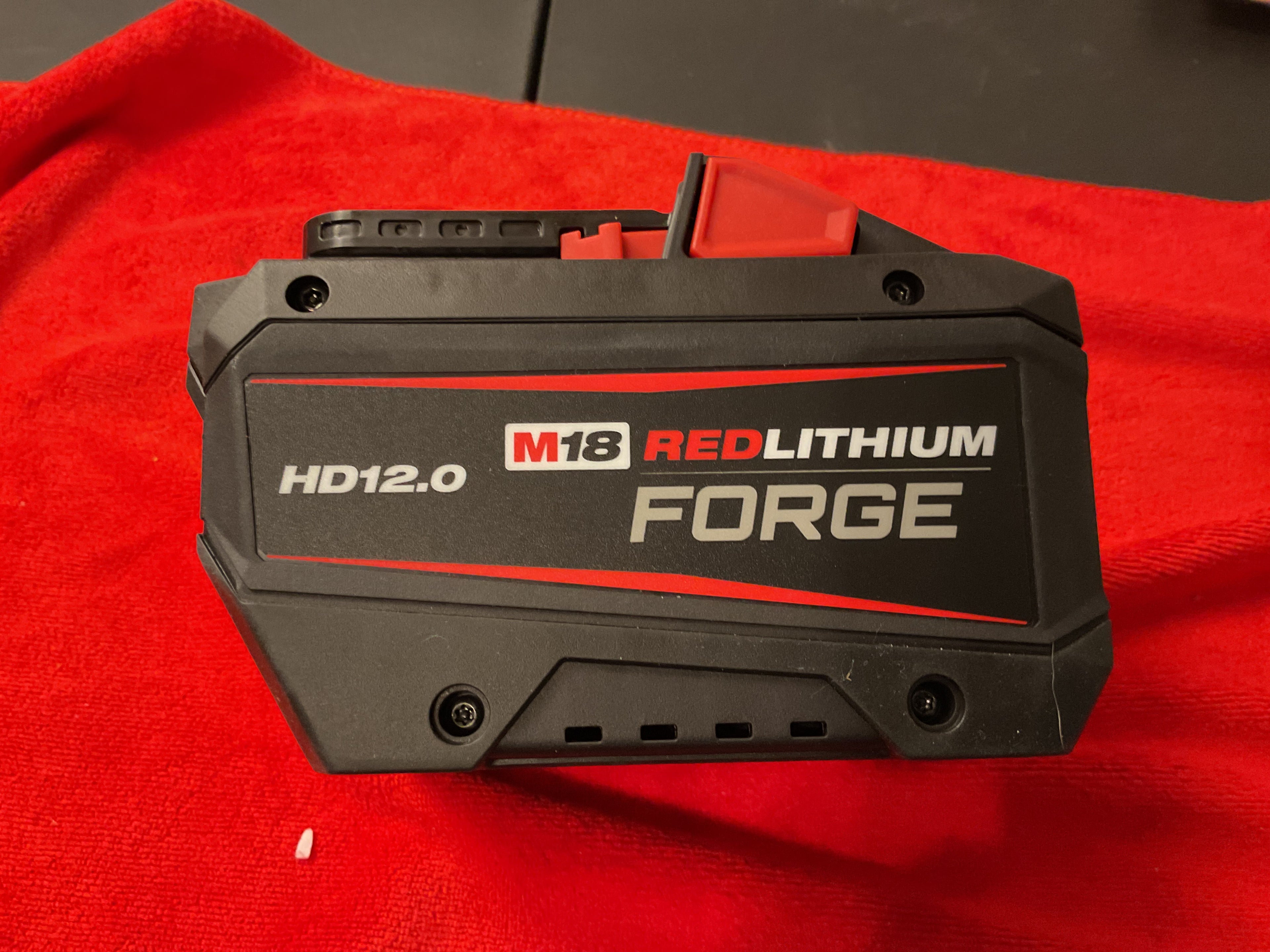 MILWAUKEE 48-11-1813 M18 REDLITHIUM FORGE HD12.0 Battery — New (MSRP $279)