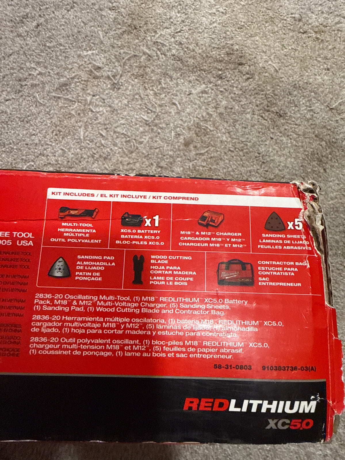 Milwaukee 2836-21 — M18 FUEL Oscillating Multi-Tool Kit — New