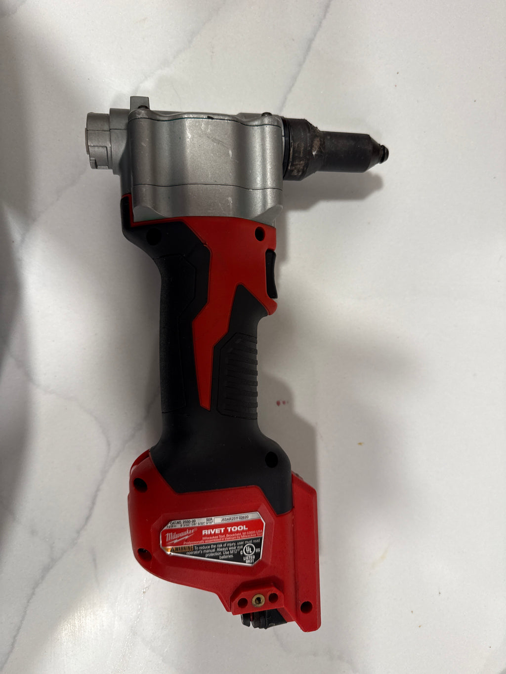 MILWAUKEE 2550-20 M12 Cordless Rivet Tool - Tool Only — Used