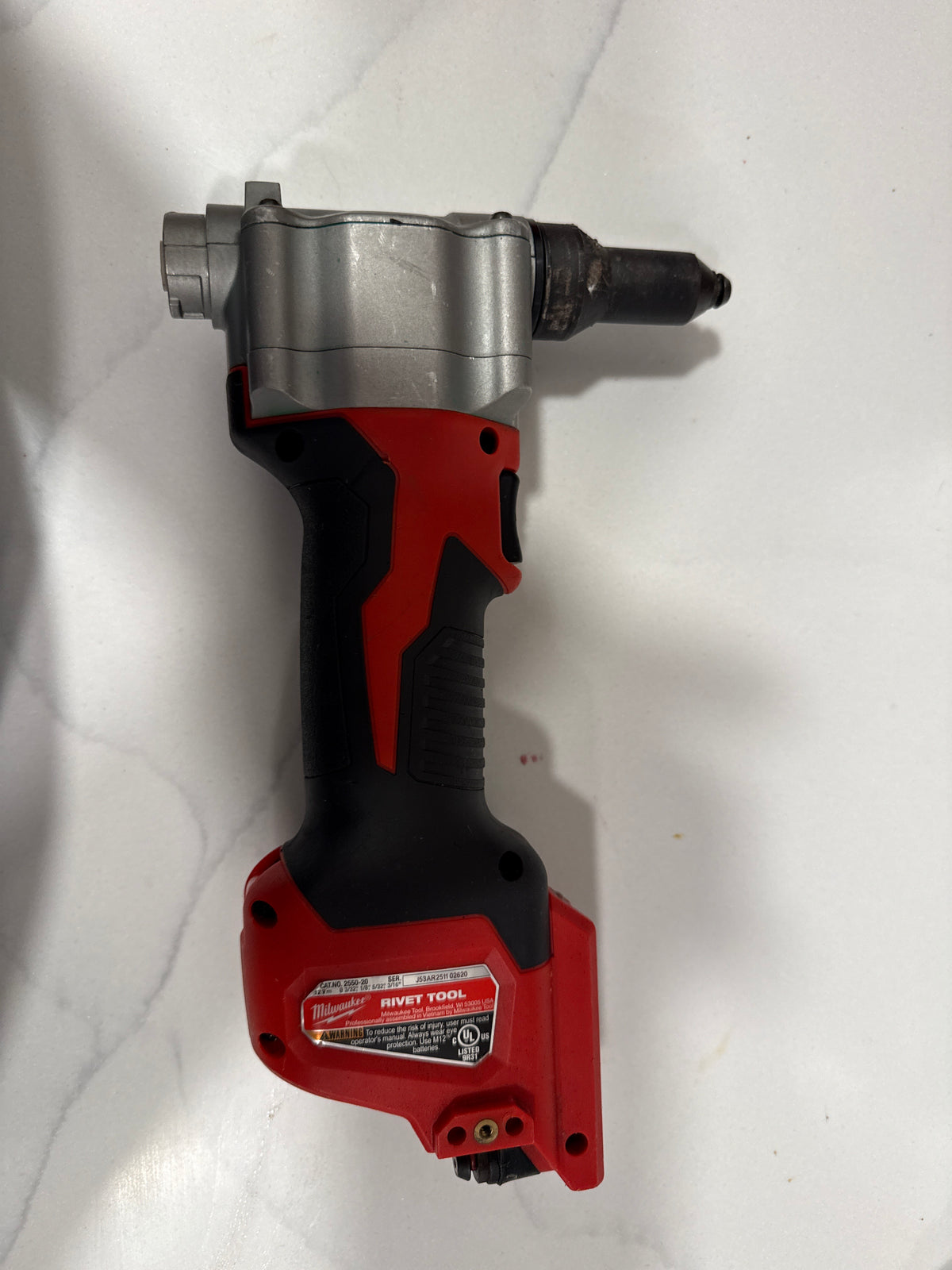MILWAUKEE 2550-20 M12 Cordless Rivet Tool - Tool Only — Used