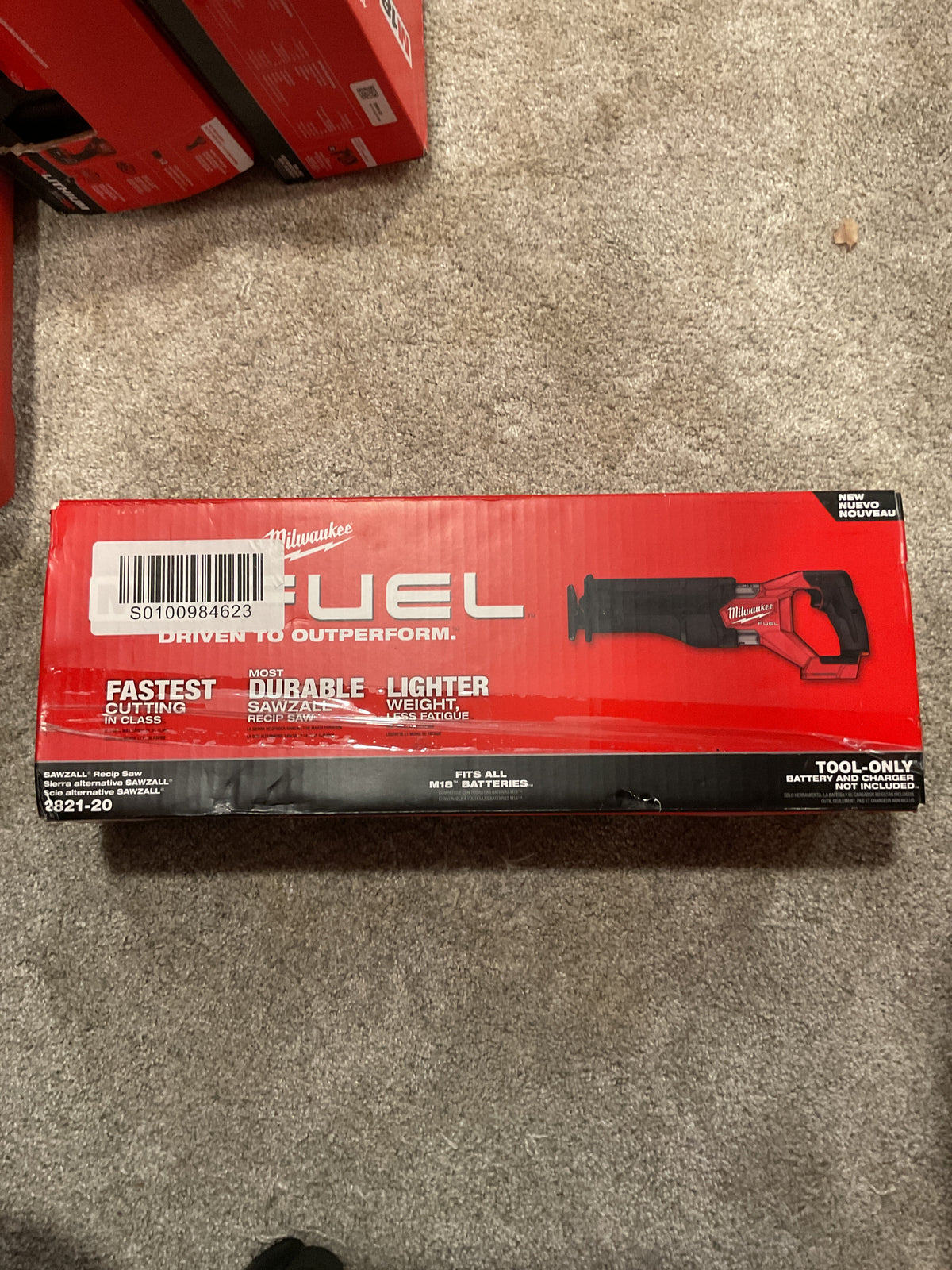 2821-20 — MILWAUKEE M18 FUEL SAWZALL Reciprocating Saw - Tool Only