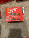 MILWAUKEE 2691-22 M18 Drill/Driver + Impact Driver 2-Tool Kit — NEW