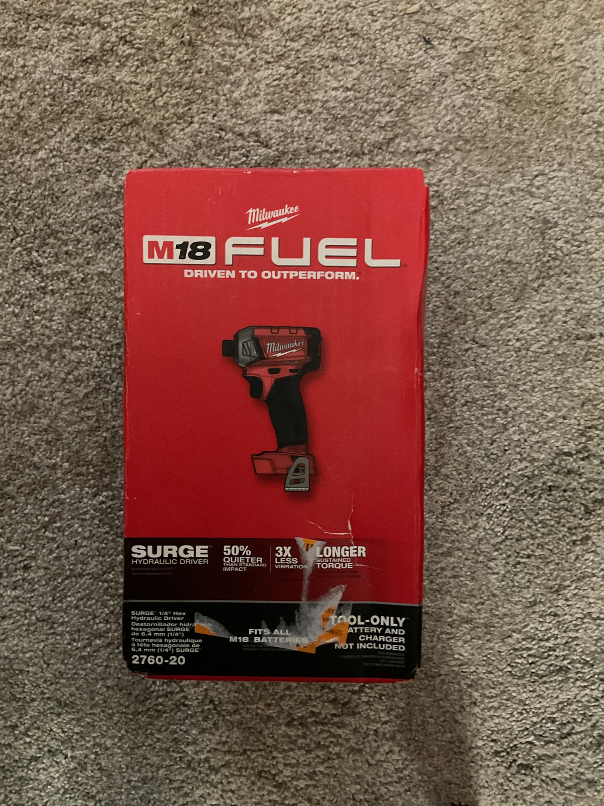 2760-20 — MILWAUKEE M18 FUEL SURGE 1/4 in. Hex Hydraulic Driver - Tool Only
