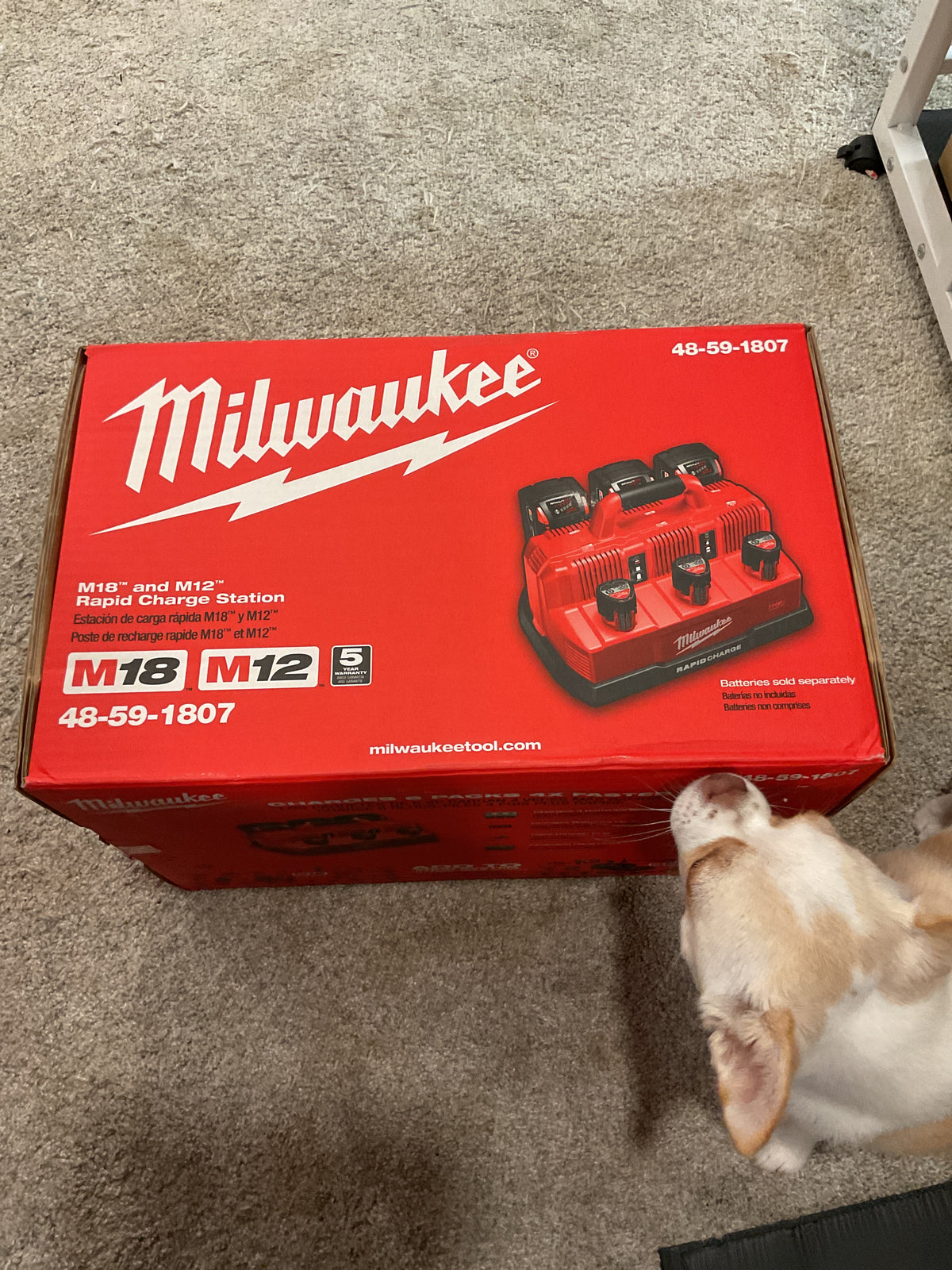 Milwaukee 48-59-1807 M18/M12 6-Port Rapid Charge Station