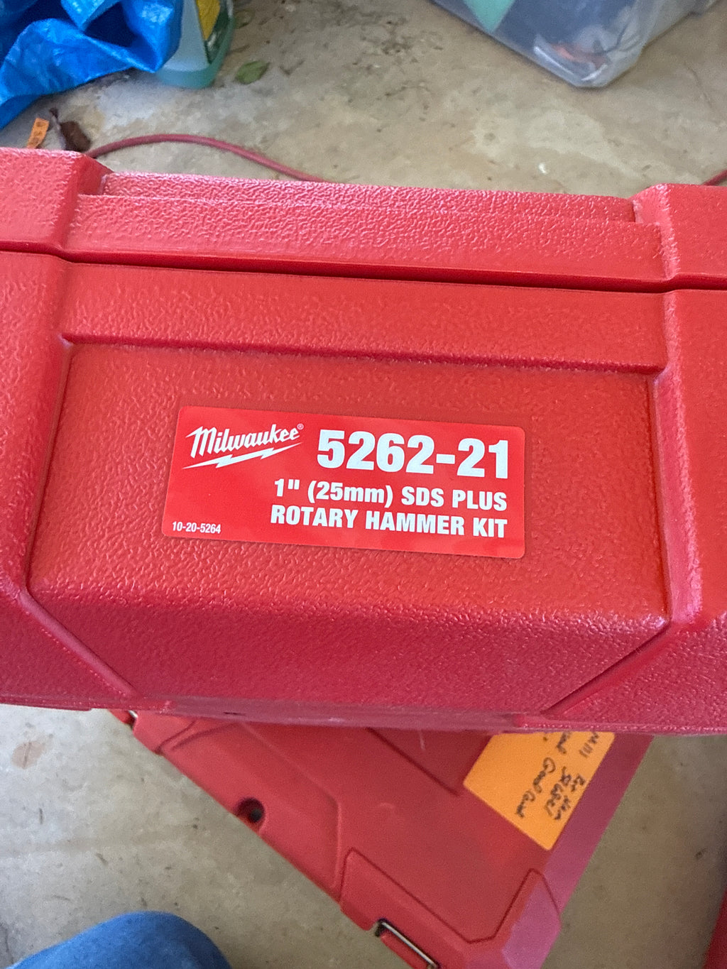 MILWAUKEE 5262-21 1" SDS Plus Rotary Hammer Kit w/ Hard Case, Corded — USED, Very Clean