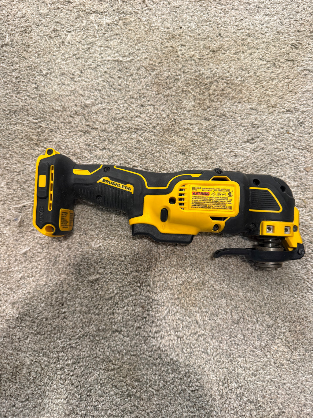 DEWALT DCS354B — ATOMIC 20V MAX Brushless Oscillating Multi-Tool — Slightly Used, Factory Box