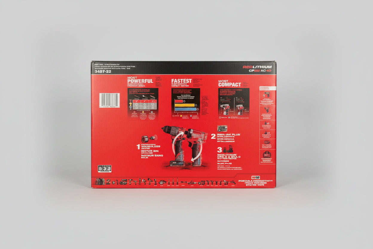 MILWAUKEE 3497-22 M12 FUEL Hammer Drill and Impact Driver Combo Kit