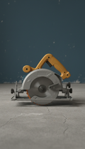 Heavy-Duty Circular Saw with Steel Shoe