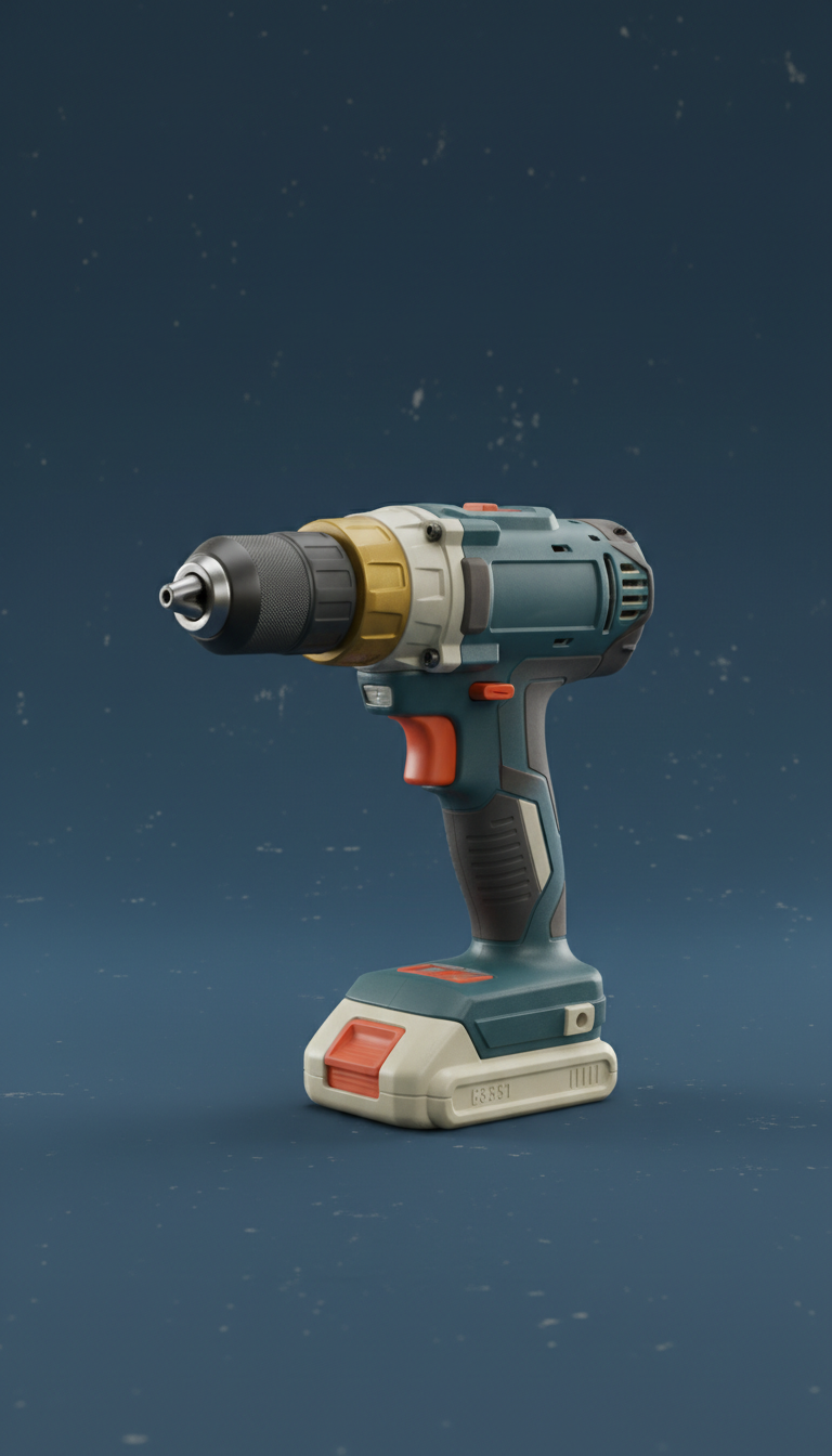 Cordless Hammer Drill with 2 Batteries